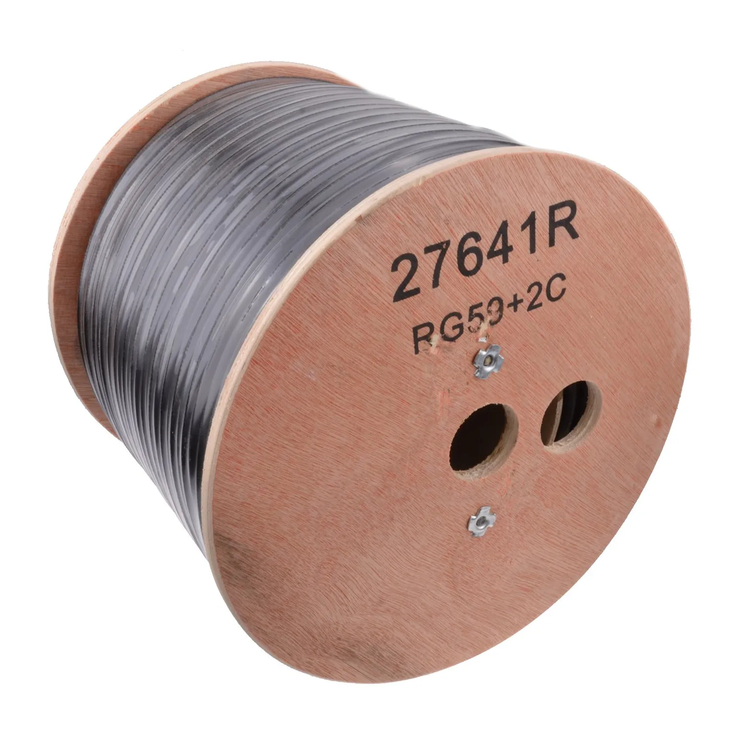 Kenable CCTV-Kabel RG59+2 Kupfer Koax+Strom 100m schwarz