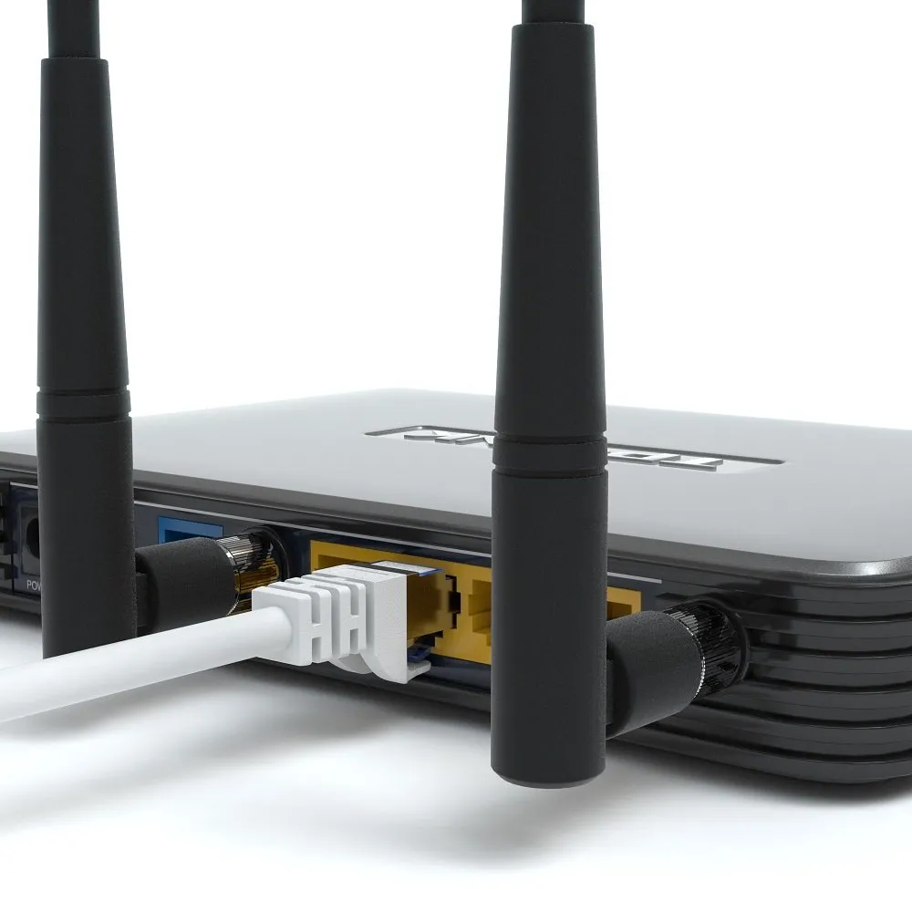 JAMEGA Cat.7 Netzwerkkabel 0,5m 10er-Set weiß 10 Gbit/s