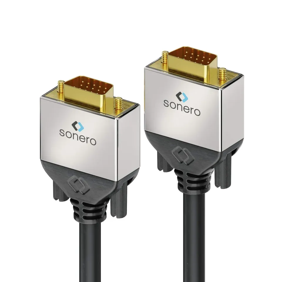Sonero S-VC000-030 VGA-Kabel 3,0m schwarz FullHD