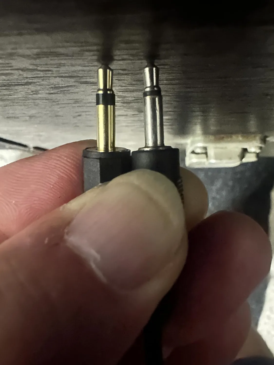 Kenable 3,5mm Mono Klinkenstecker Löt 2 Stück schwarz