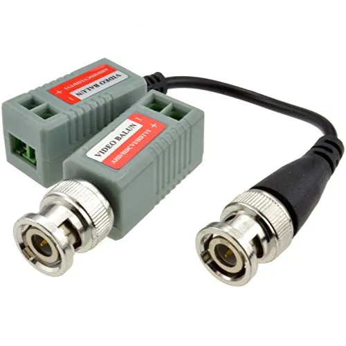 Kenable BNC Video Balun CCTV Adapter Paar passiv 600m