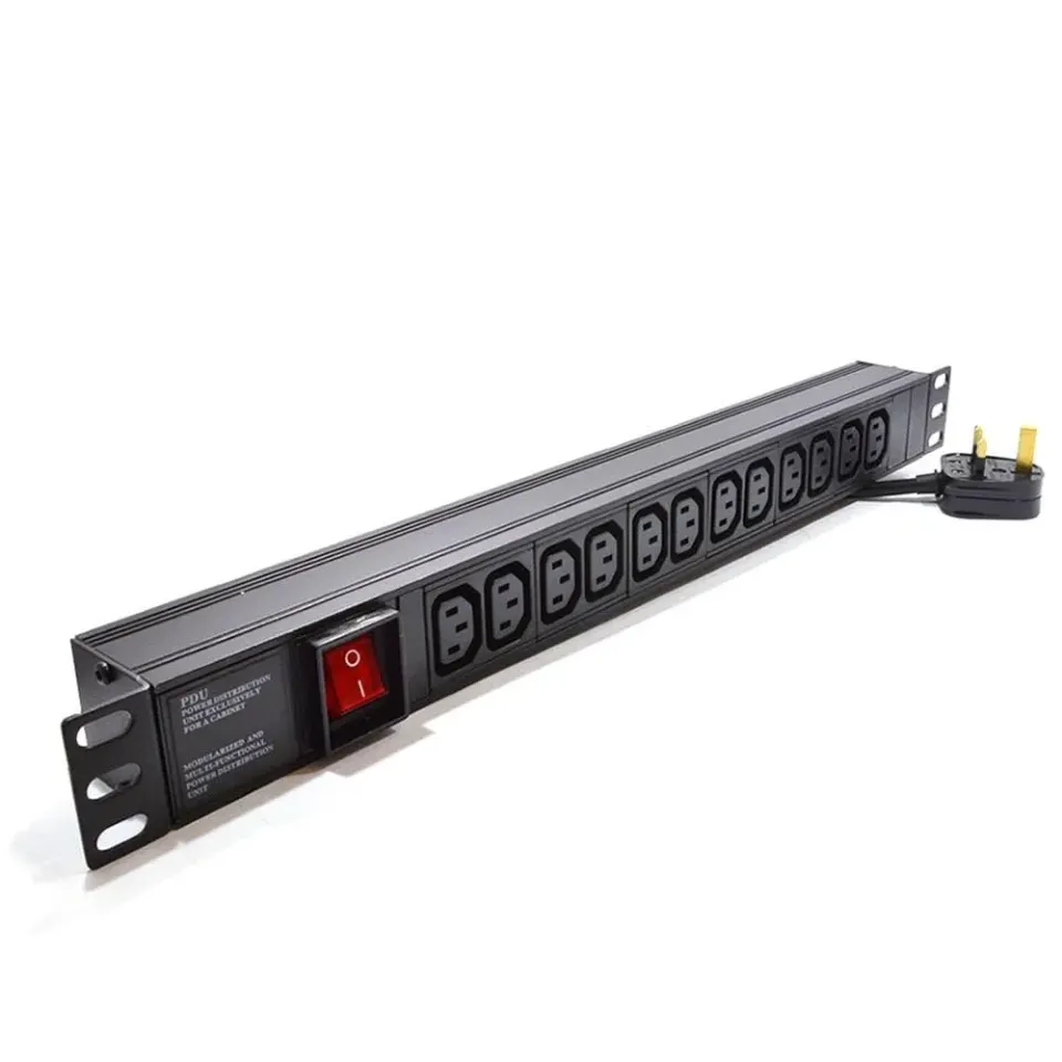 Kenable PDU Stromverteiler 19 Zoll 12-fach C13 1,8 m