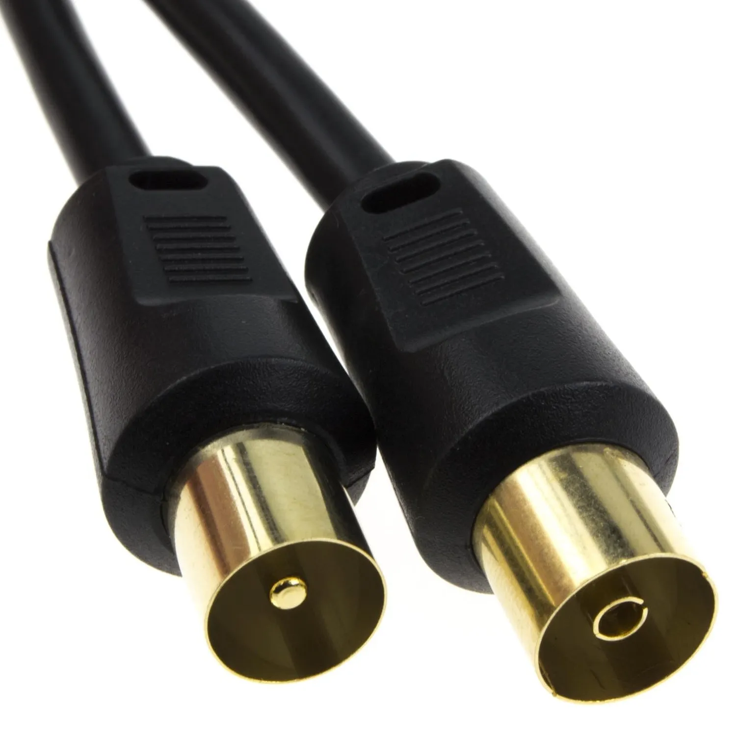 kenable RF Antennenkabel Verlängerung 3m schwarz 75 Ohm