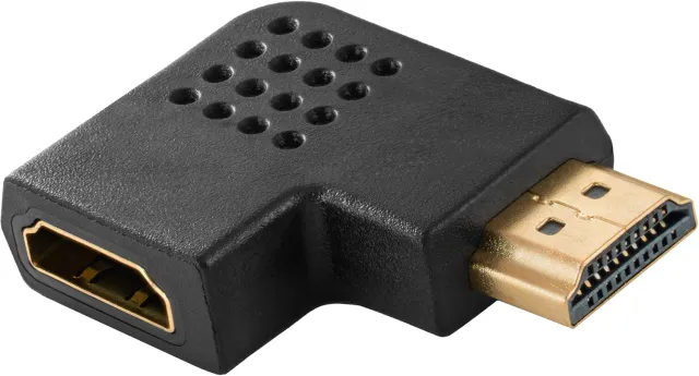 Poppstar HDMI Winkeladapter 270 Grad horizontal 1 Stück 4K