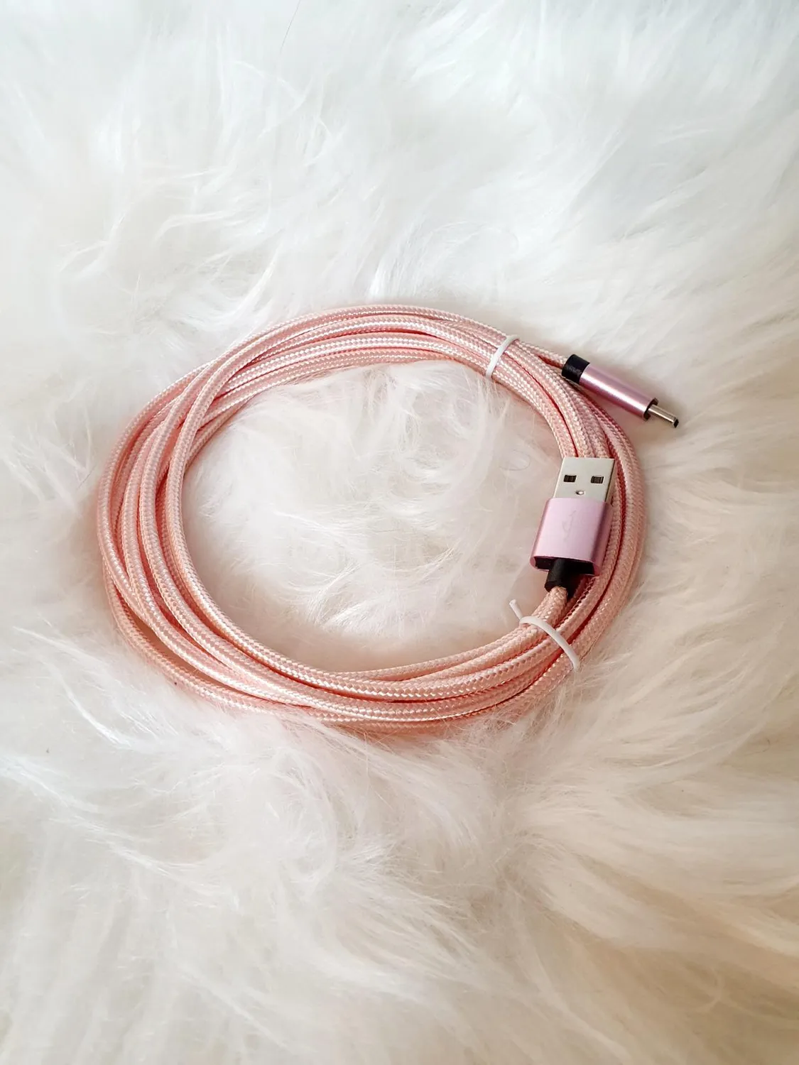 JAMEGA USB-C Ladekabel 0,5m Gold Nylon 3A Fast Charge