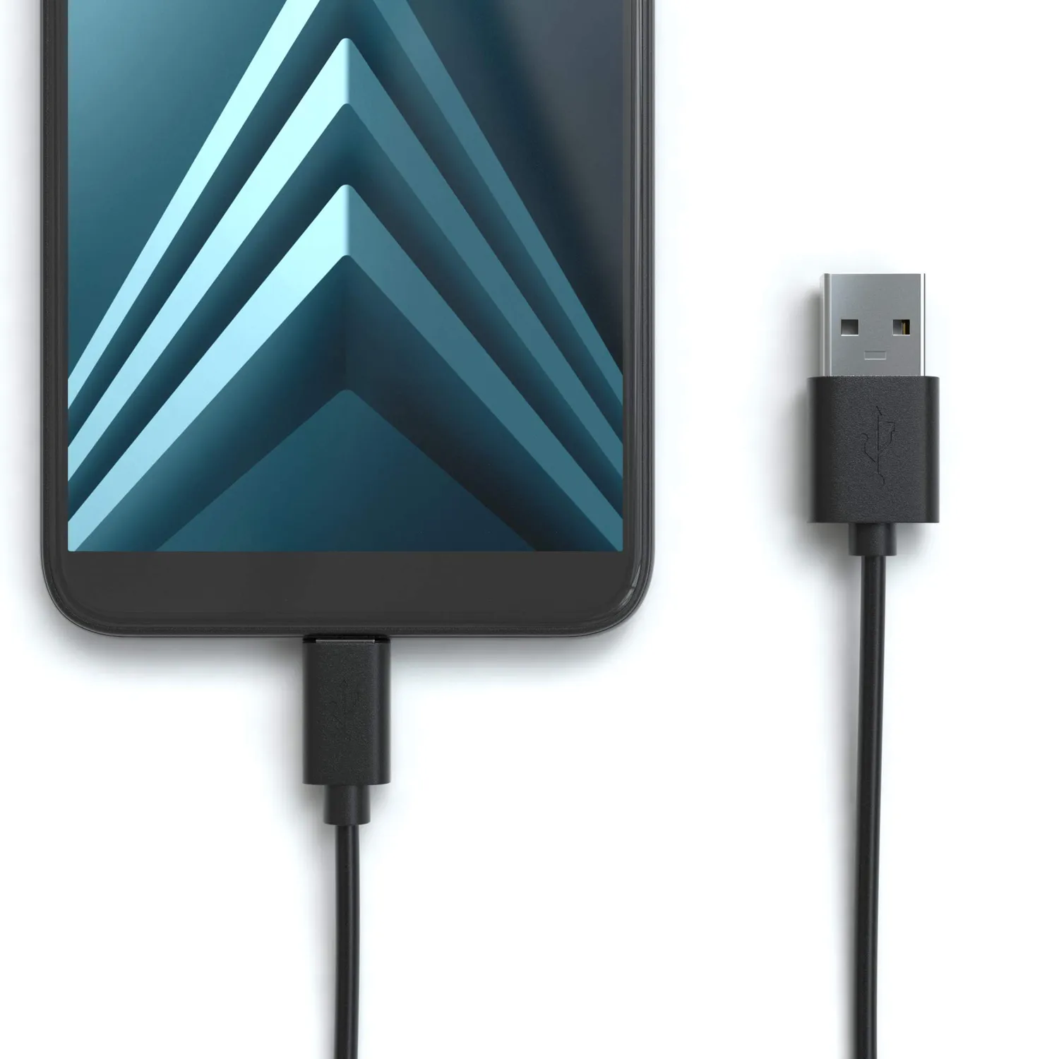 JAMEGA Micro USB Ladekabel 2 m weiß 2,4A