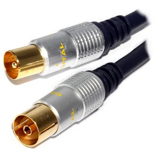 Kenable OFC Antennenkabel 3m Koax vergoldet