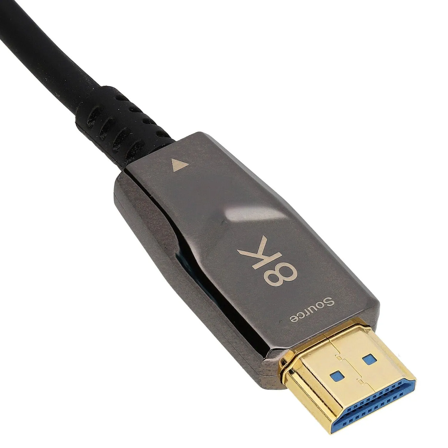 Kenable 8K HDMI 2.1 Kabel 10m Schwarz Glasfaser
