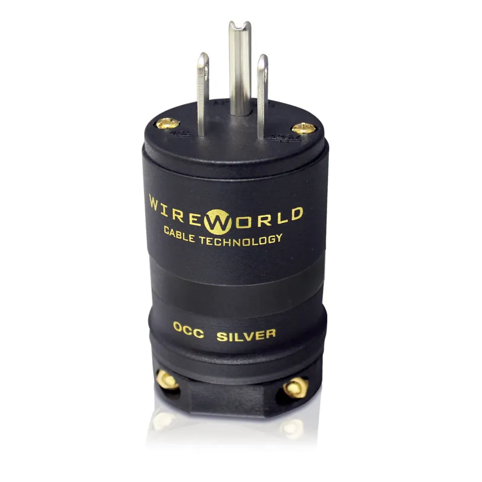 WireWorld Power Cord IEC-Stecker C13 15A silber