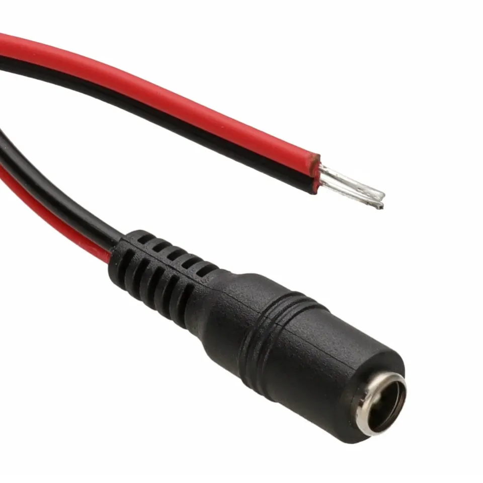 Kenable DC Hohlstecker 5,5x2,1mm Kabel 0,3m Stecker