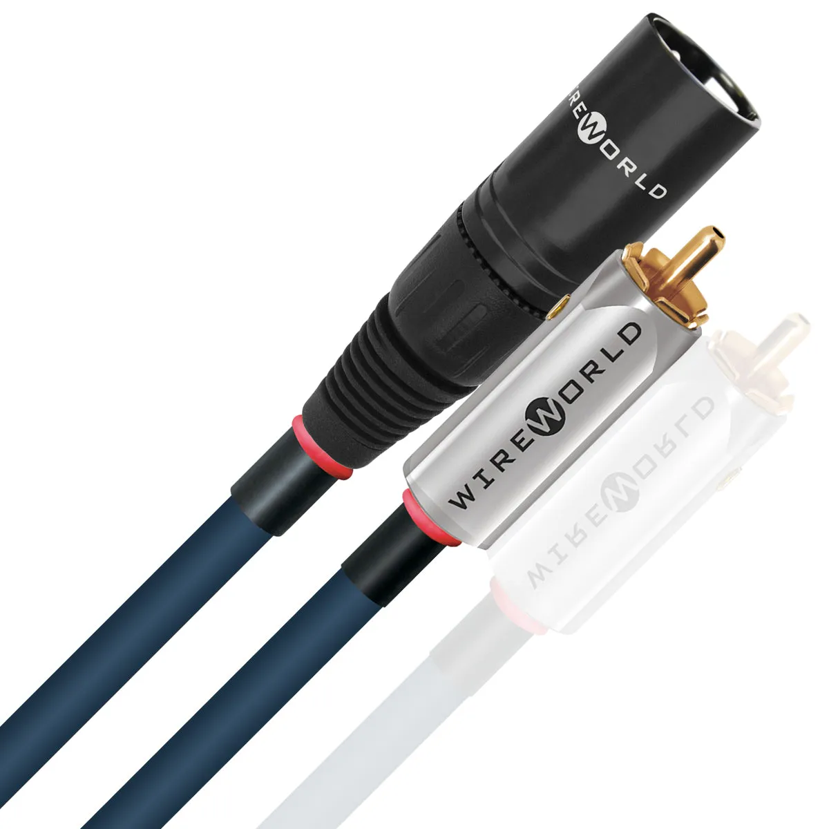 WireWorld Luna 10 Cinch Kabel RCA 1,0m Paar OFC