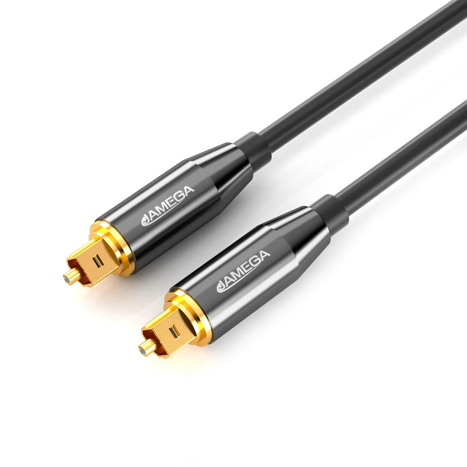 JAMEGA Toslink Optisches Kabel 3m weiß störfrei
