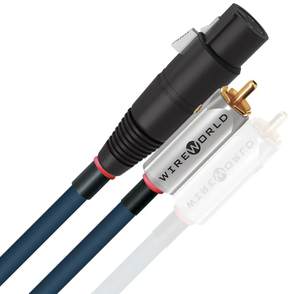 WireWorld Luna 10 Cinch Kabel RCA 1,0m Paar OFC