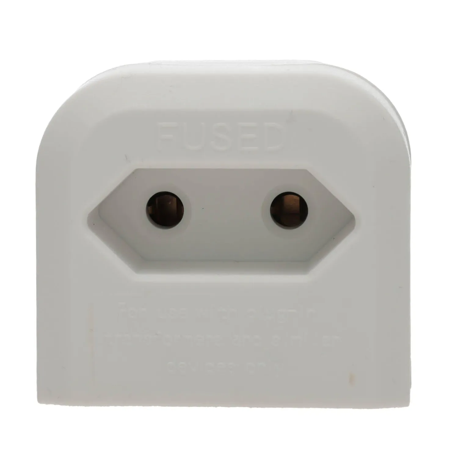 Kenable BCA Euro 2-Pin zu UK Stecker-Adapter Weiß 3A