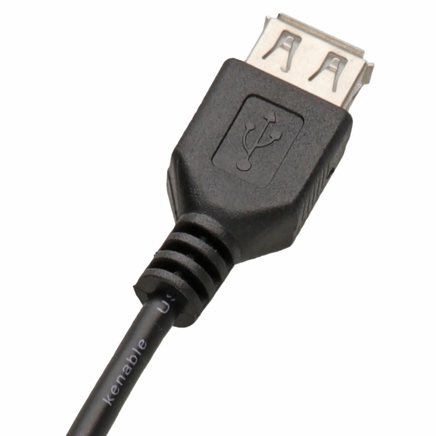 Kenable USB 2.0 Verlängerungskabel 0,3m schwarz 480Mbps