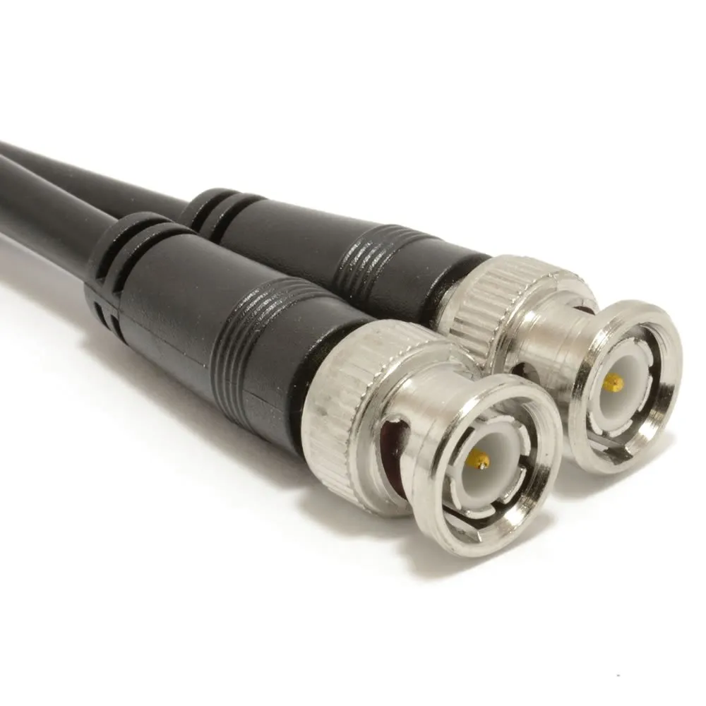 Kenable RG59 BNC-Kabel 75 Ohm 1m Schwarz