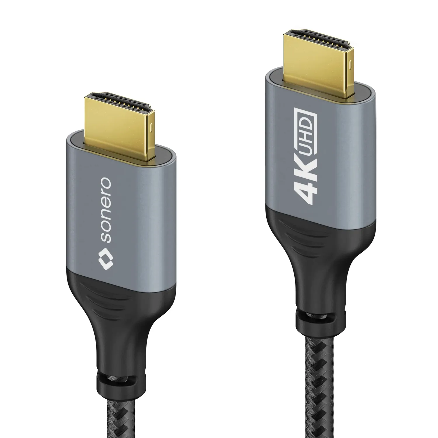 Sonero SPC-HD100-010 HDMI Kabel 1 m grau/schwarz 4K