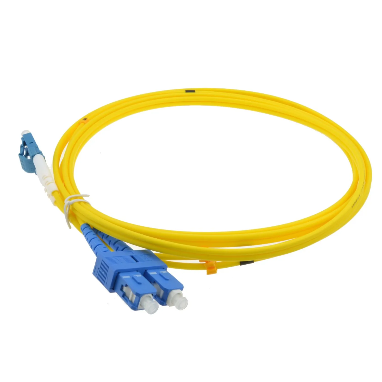 Kenable OS2 Glasfaserkabel LC-SC Simplex 2 m Singlemode gelb