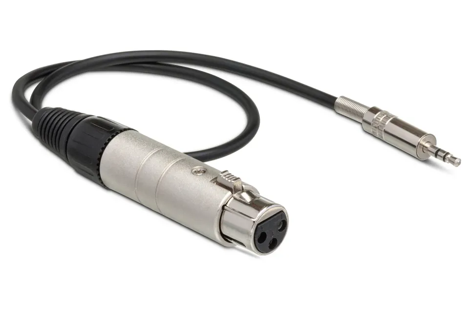 Hosa MIT-156 Impedanzwandler XLR Klinke Mikrofon
