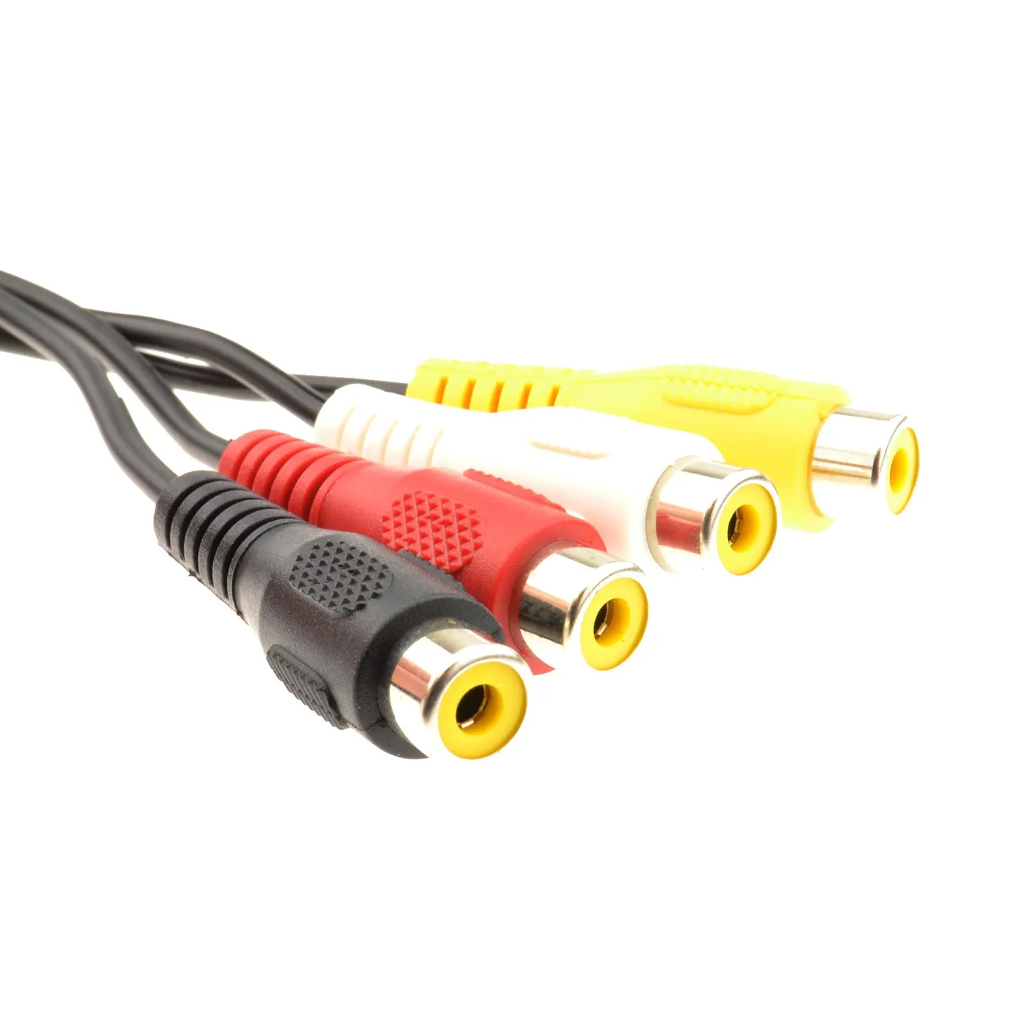 Kenable 5-Pin DIN auf 4x Cinch Kabel 1,2m Buchsen