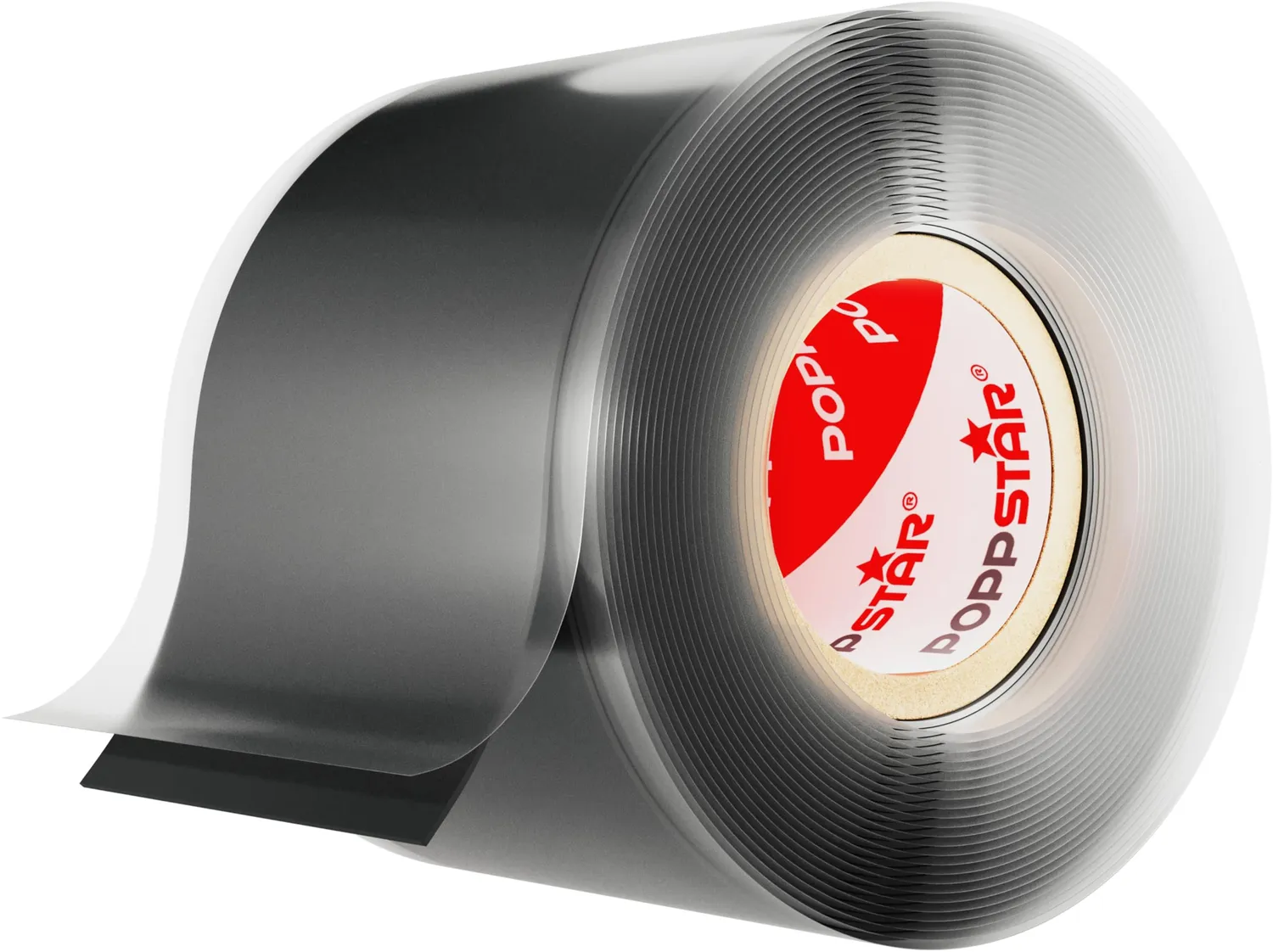 Poppstar Silikonband selbstverschweißend 3m schwarz