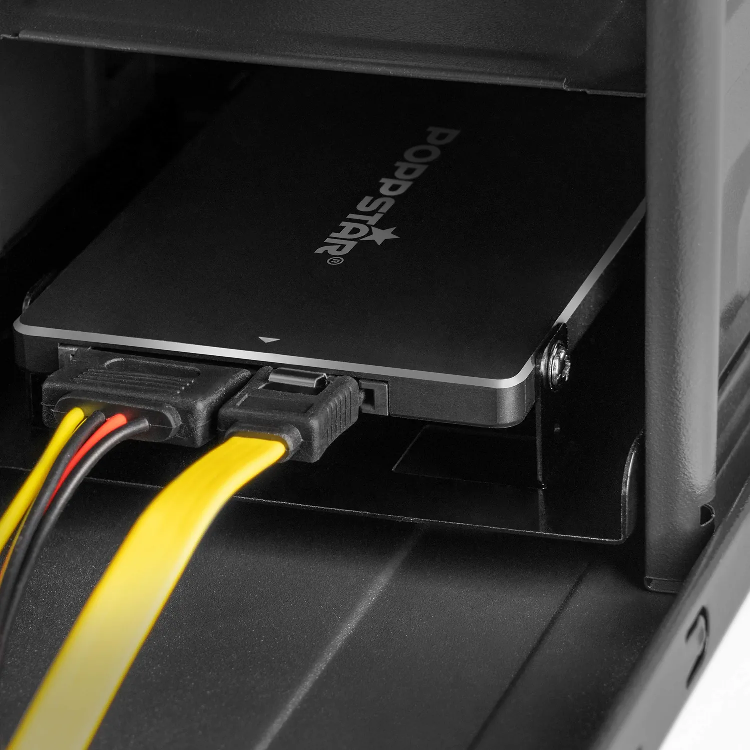 Poppstar SSD Einbaurahmen 2,5 Zoll Kit mit Kabel