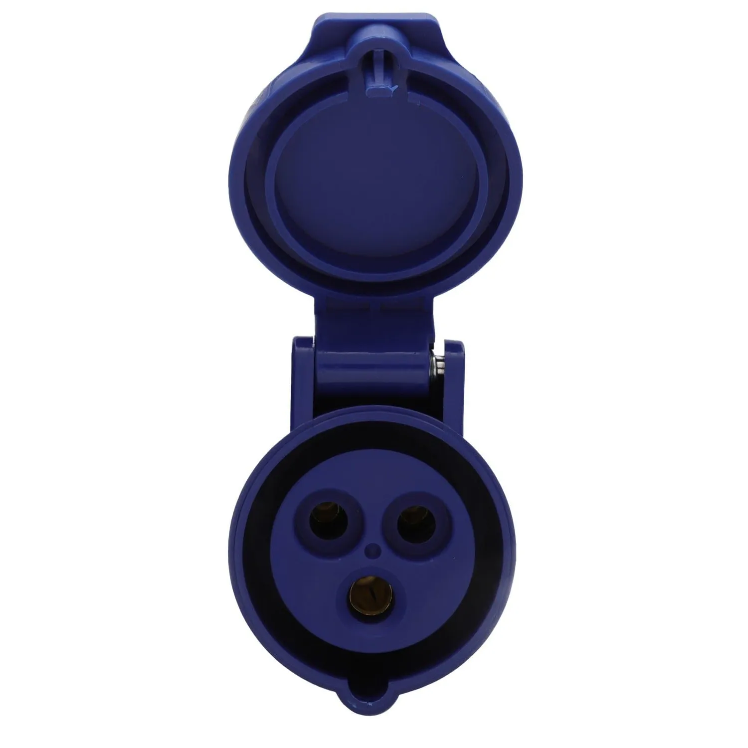 Kenable Schuko auf CEE 16A Camping Adapter blau