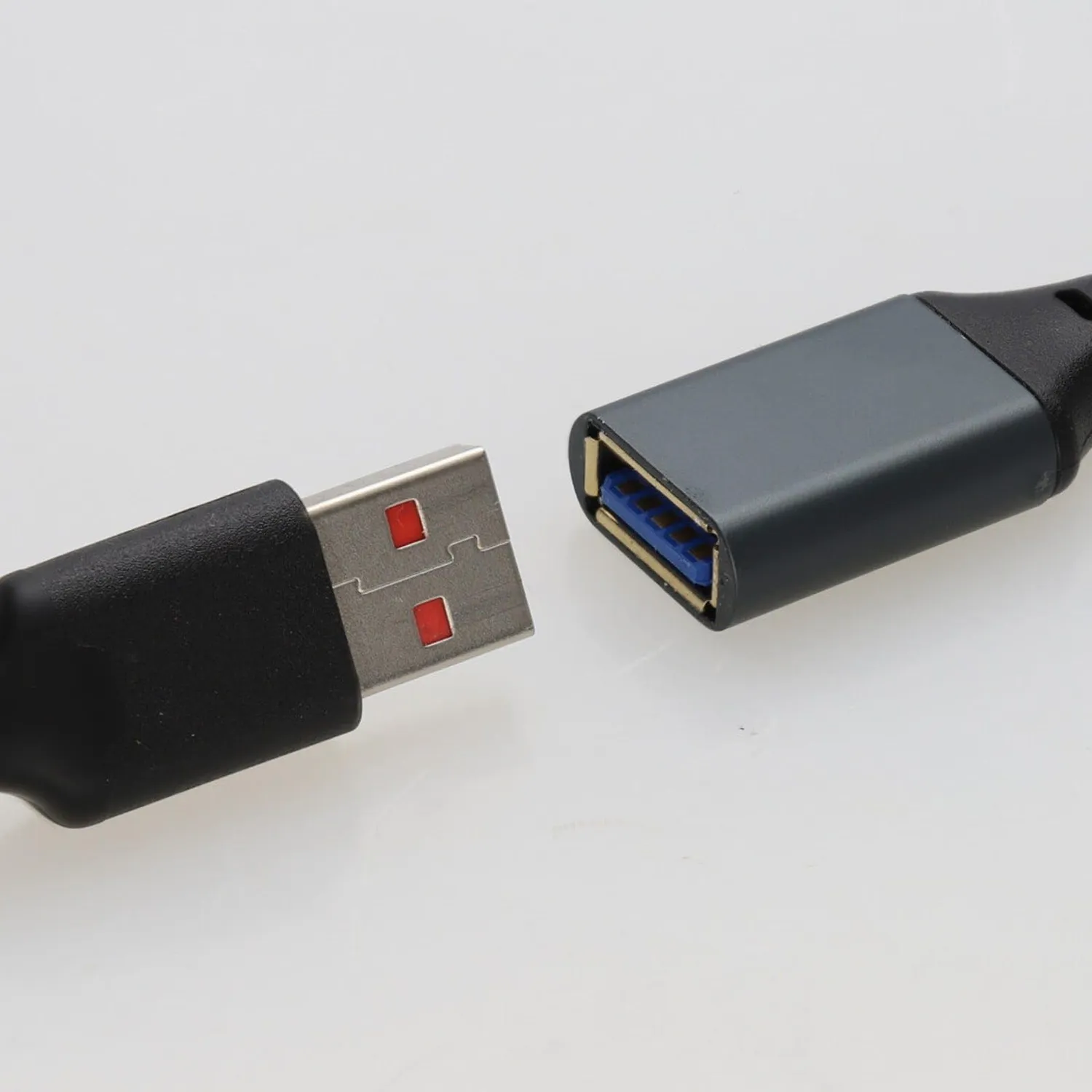 Kenable USB 3.0 Verlängerungskabel A 0,5m Metall schwarz