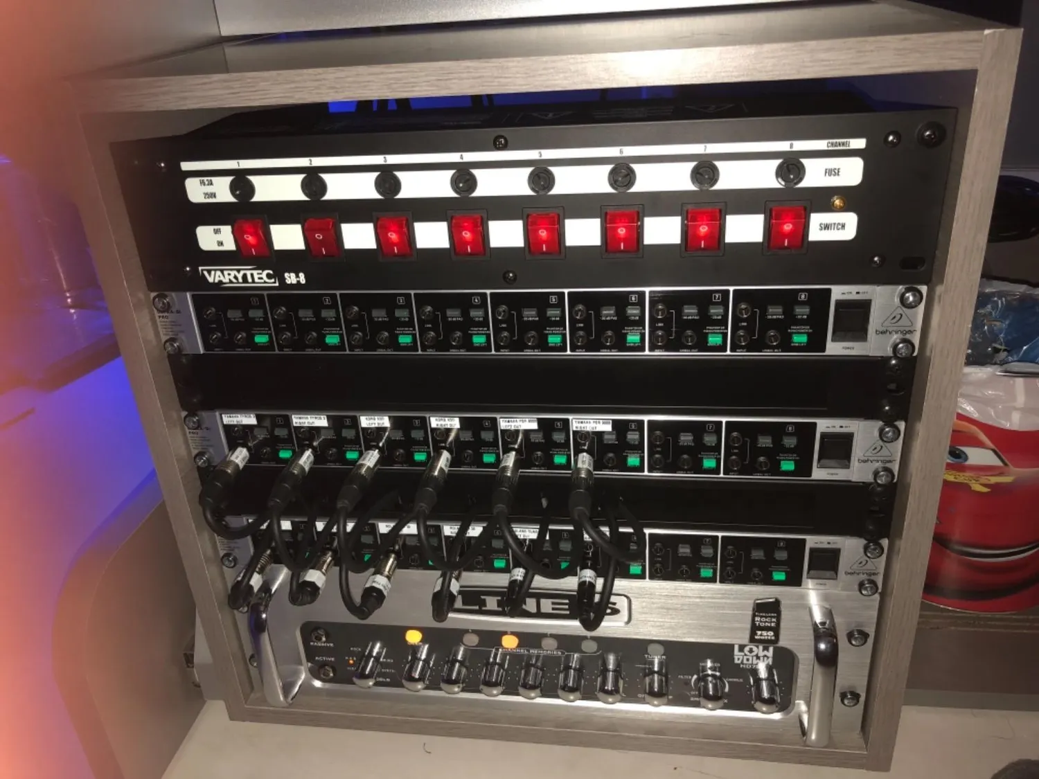 Kenable Bürstenpanel 1U 19 Zoll Kabelmanagement schwarz