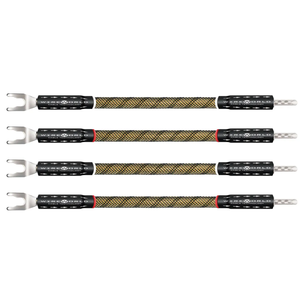 WireWorld Gold Eclipse 10 Bi-Wire Jumper Bananen 4er