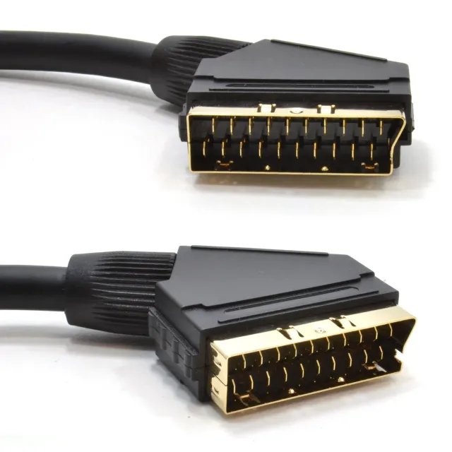 Kenable Scart-Kabel Stecker-Stecker 21-polig vergoldet 5m