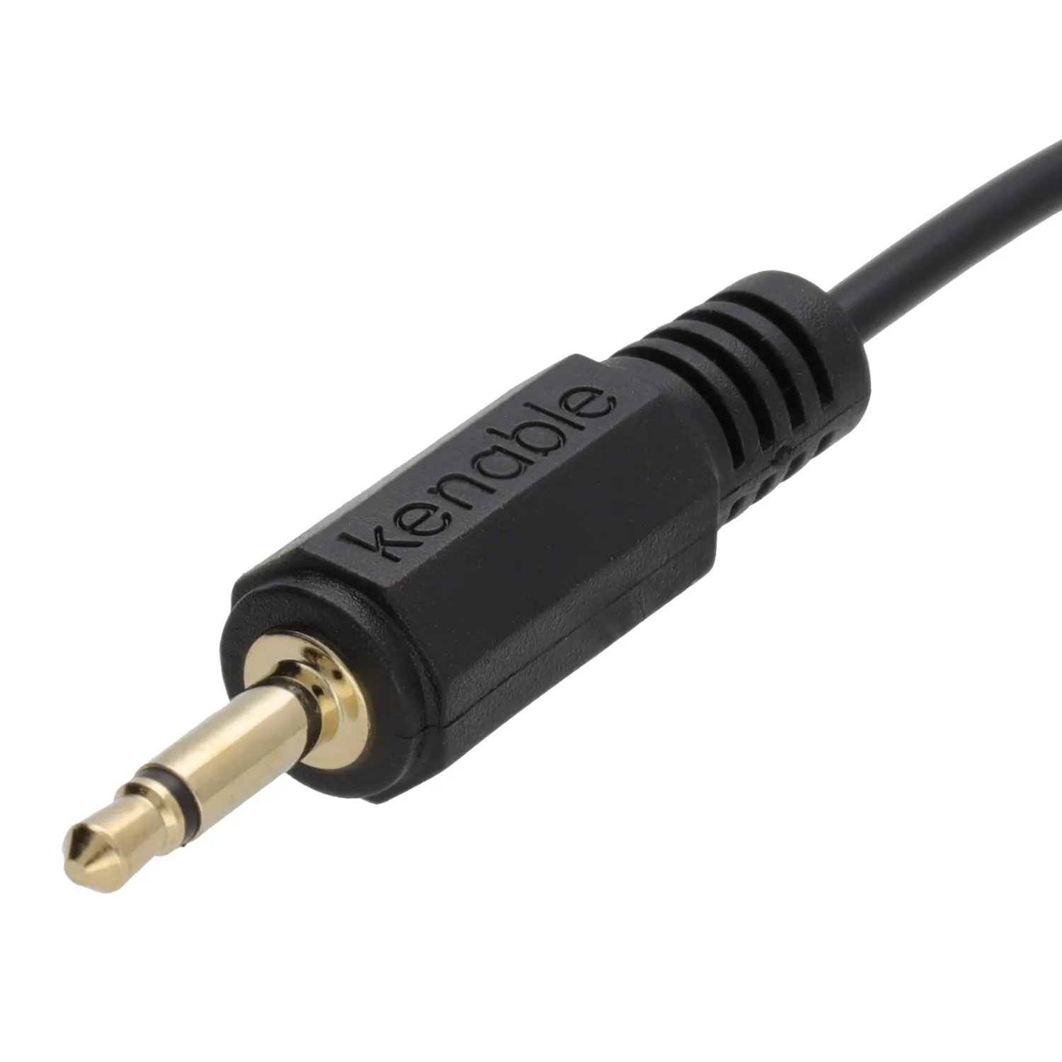 Kenable 3,5mm Mono Klinke Cinch Kabel 1m schwarz