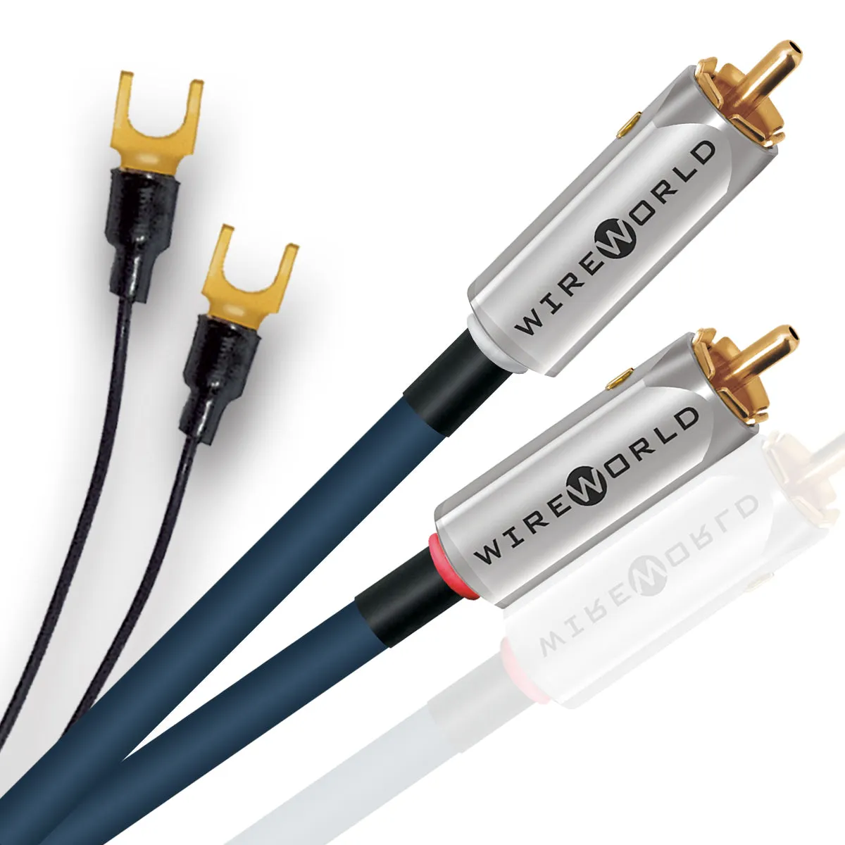 WireWorld Luna 10 Cinch Kabel RCA 1,0m Paar OFC