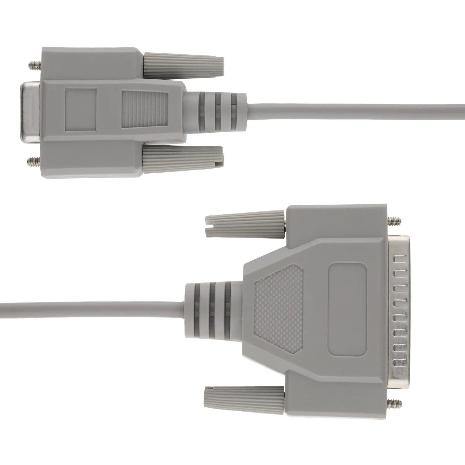 Kenable DB9 DB25 Druckerkabel 2 m beige RS232