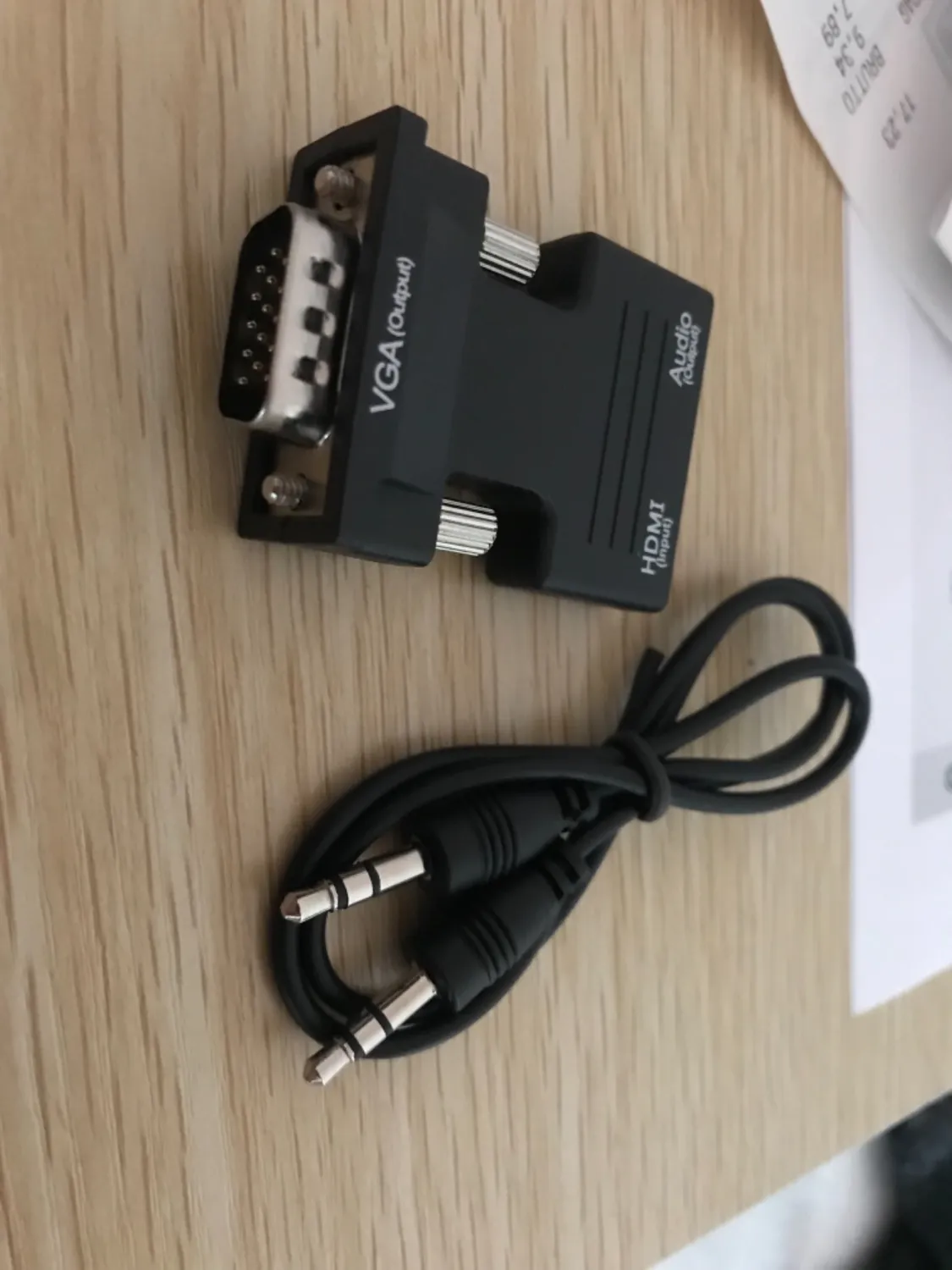 JAMEGA HDMI auf VGA Adapter 1080p Audio 1er Pack