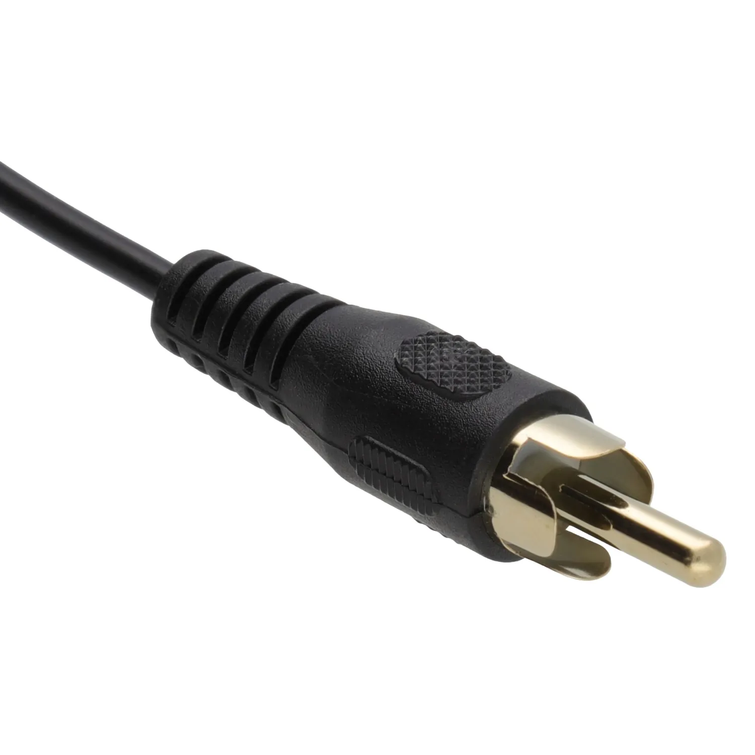Kenable 3,5mm Mono Klinke Cinch Kabel 1m schwarz