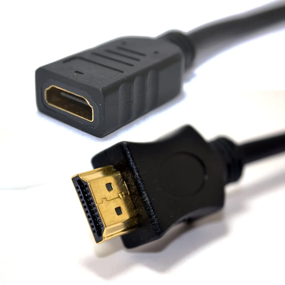 Kenable HDMI Verlängerungskabel 1m schwarz High Speed