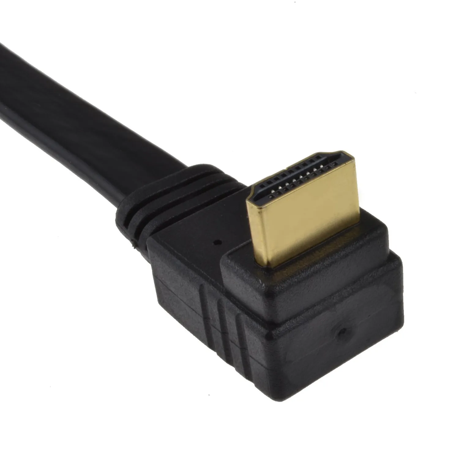 Kenable HDMI Verlängerungskabel 90° Winkel 1m schwarz