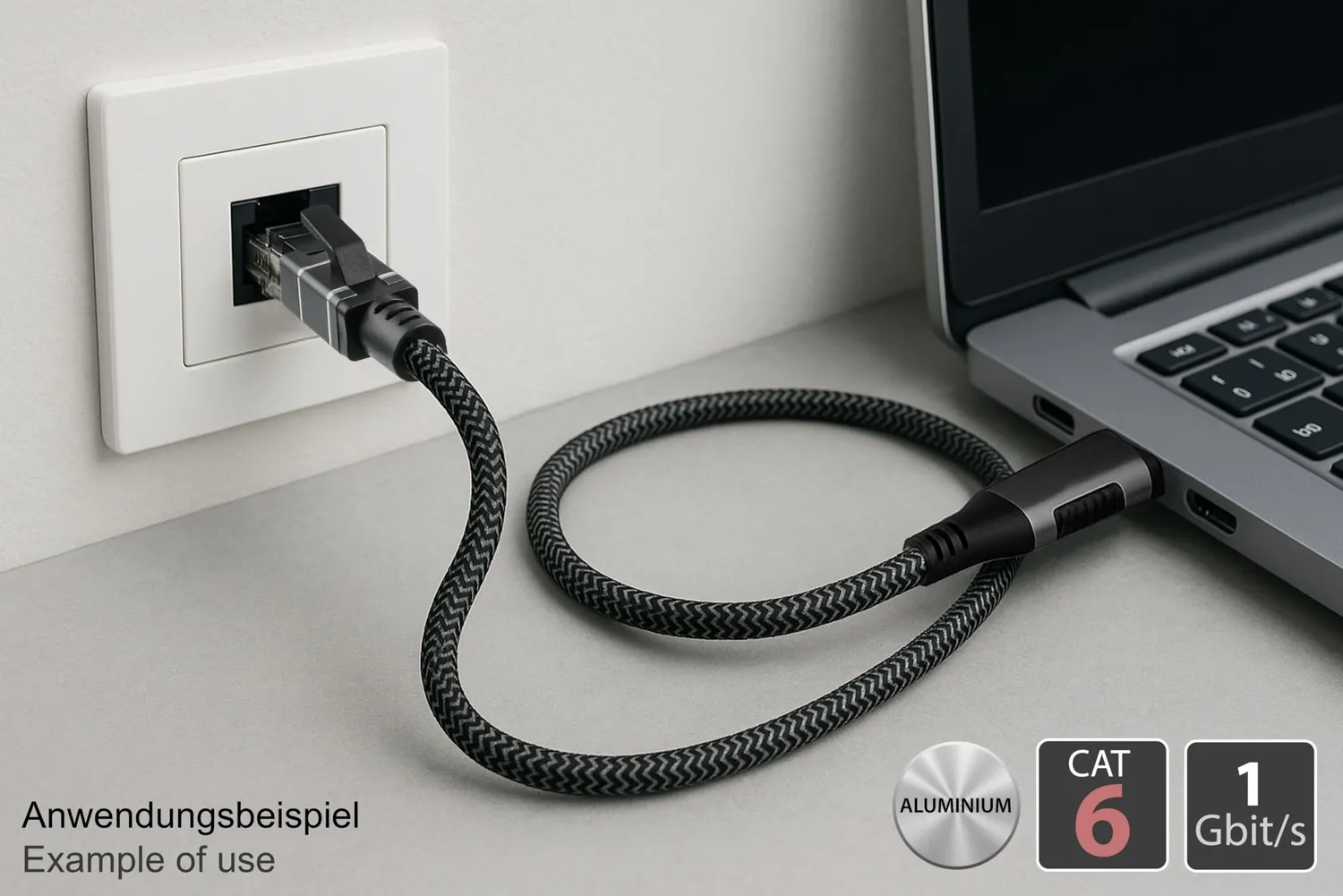 Good Connections USB-C auf RJ45 Adapterkabel 10m Gigabit