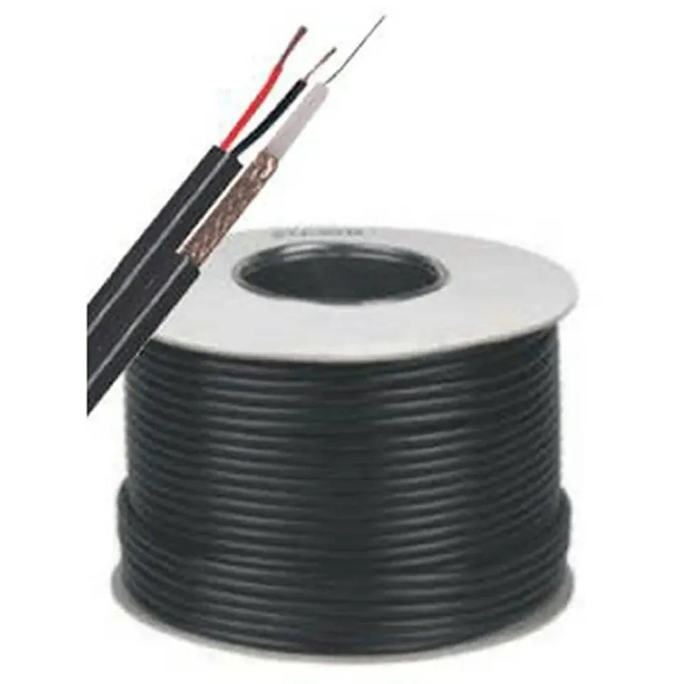 Kenable CCTV Kabel RG59+Strom 250m schwarz Rolle