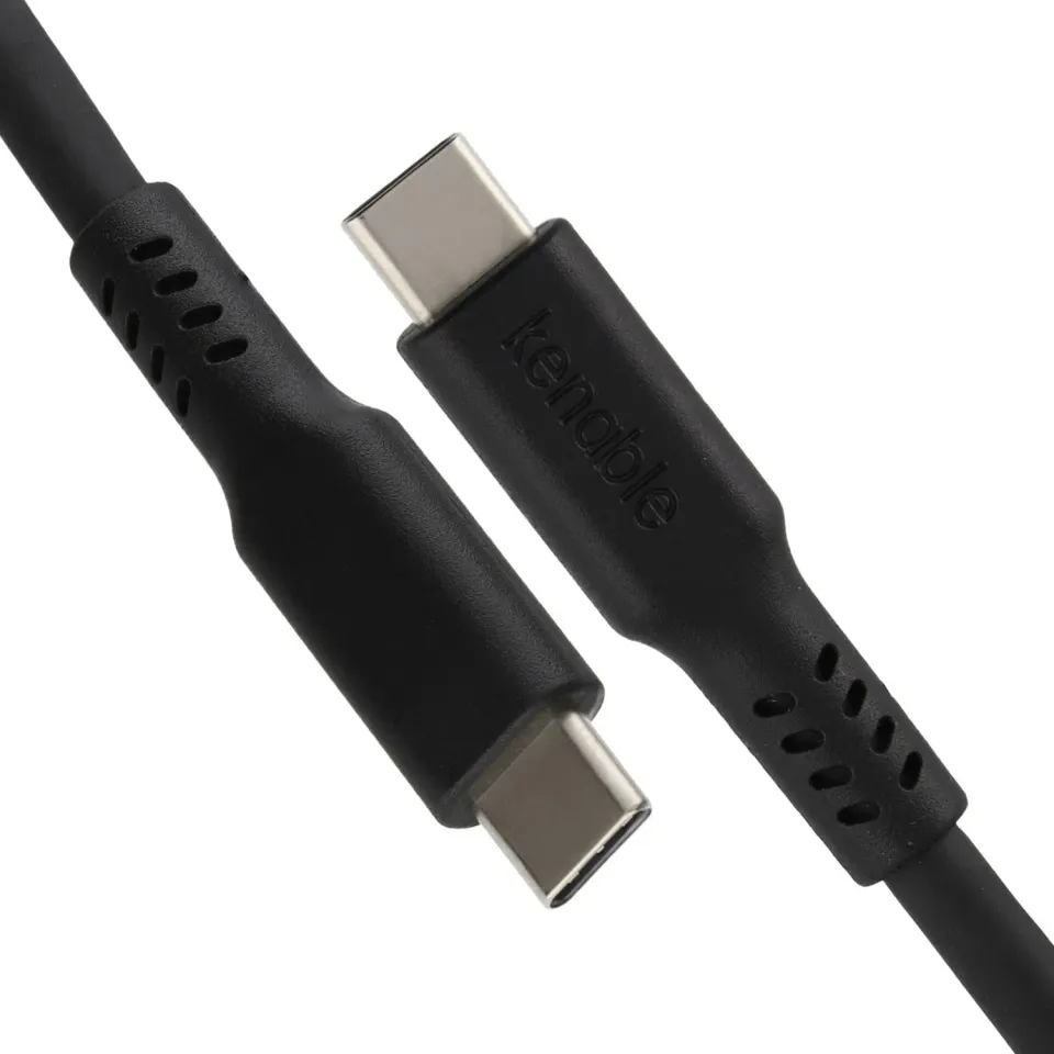 Kenable USB-C 3.2 Kabel 0,5m 100W 20Gbps Schwarz