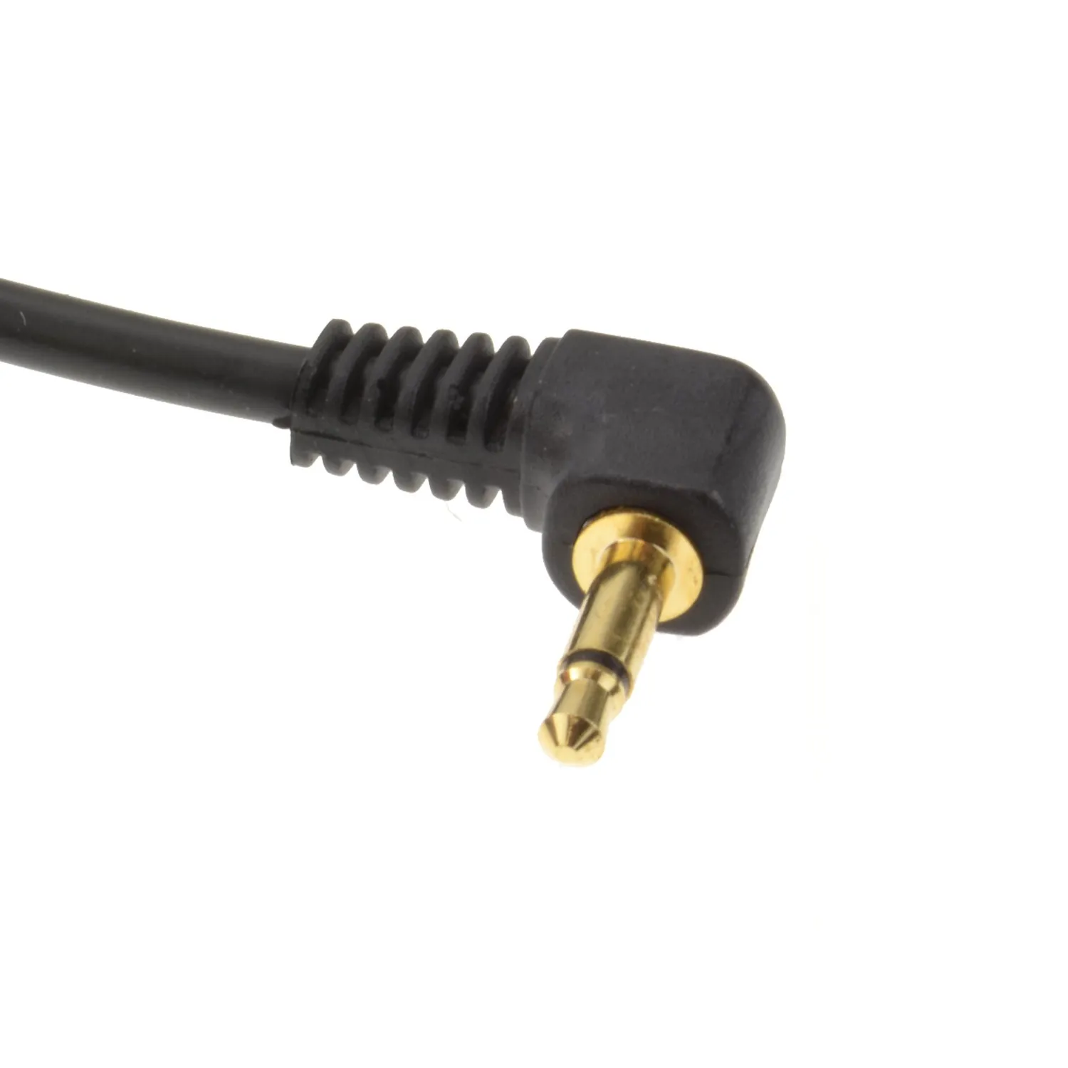 Kenable Mono 3,5mm Klinkenkabel 2 m schwarz gewinkelt